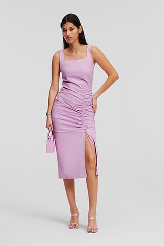 Robe midi - Mauve