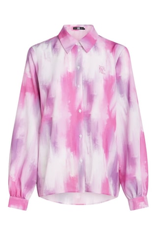 Chemisier tie and dye - Rose