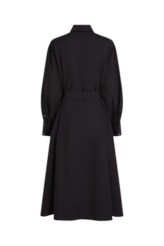 Robe chemise en coton biologique - Noir