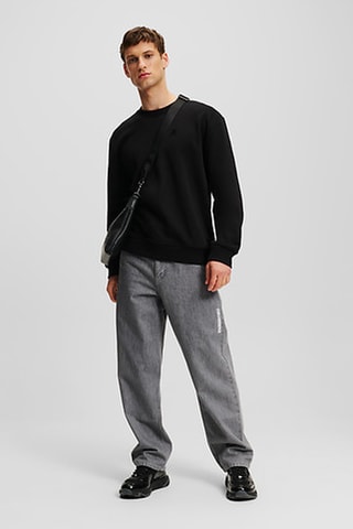 Sweat en coton biologique - Noir