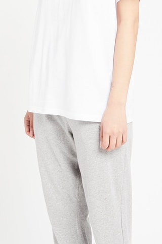 Pyjama Blanc et gris chiné