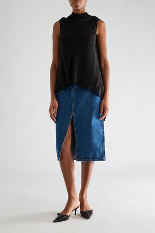 Blouse sans manches - Noir