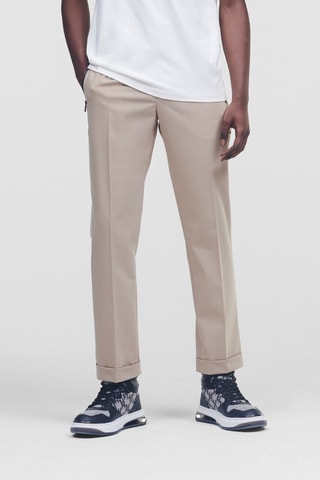 Pantalon cargo en laine - Beige