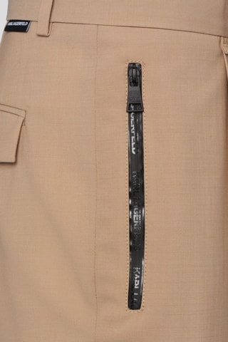 Pantalon cargo en laine - Beige