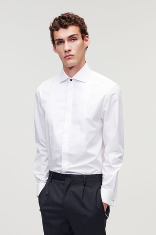 Chemise en coton biologique - Blanc