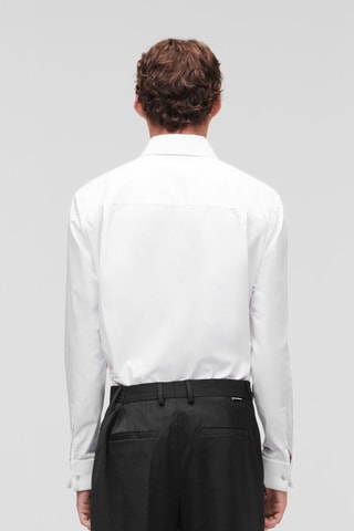 Chemise en coton biologique - Blanc