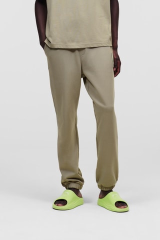 Jogging en coton biologique - Taupe