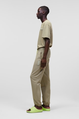 Jogging en coton biologique - Taupe