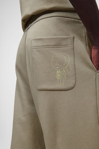 Jogging en coton biologique - Taupe