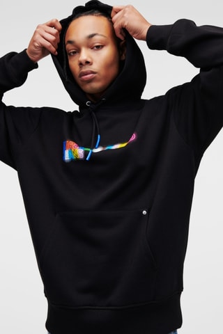 Sweat à capuche en coton biologique - Noir