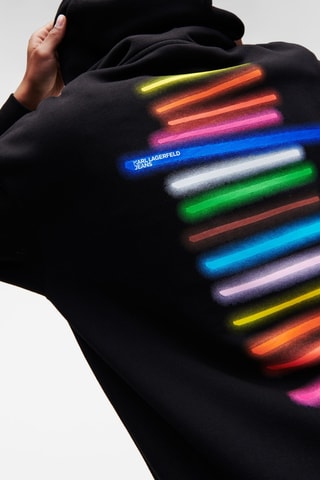 Sweat à capuche en coton biologique - Noir