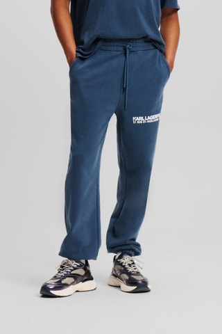 Jogging en coton biologique - Indigo