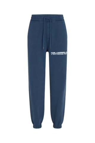 Jogging en coton biologique - Indigo