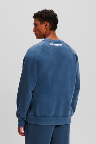 Sweat en coton biologique - Bleu cobalt