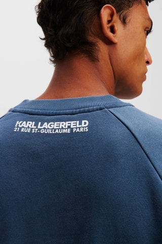 Sweat en coton biologique - Bleu cobalt