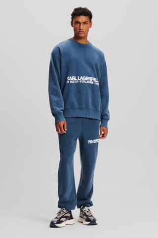 Sweat en coton biologique - Bleu cobalt