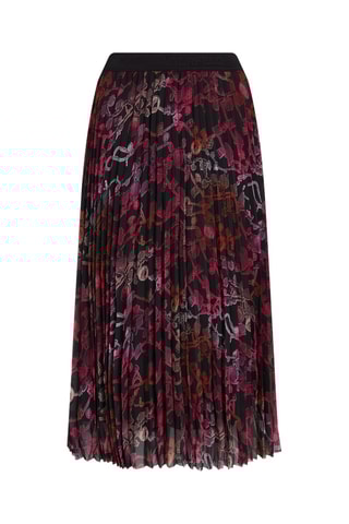 Jupe plissée - Bordeaux