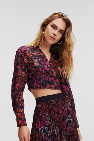 Jupe plissée - Bordeaux