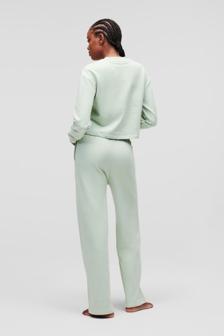 Sweat de pyjama en coton biologique - Vert d’eau