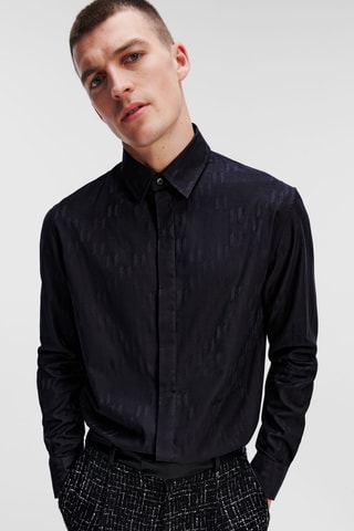 Chemise en coton biologique - Noir
