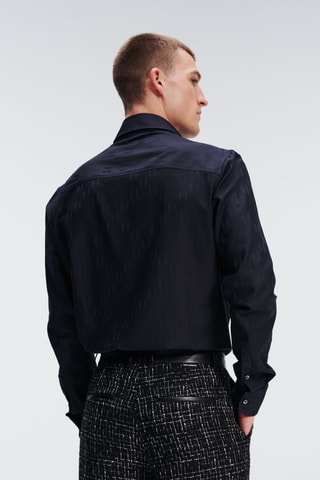 Chemise en coton biologique - Noir