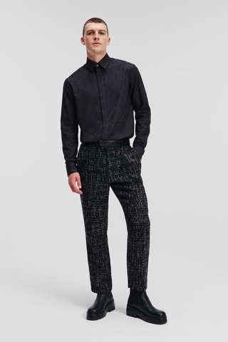 Chemise en coton biologique - Noir