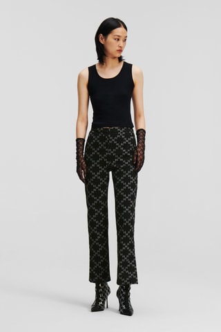Pantalon taille haute - Noir