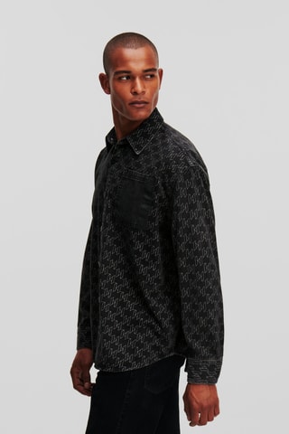 Chemise en jean - Noir