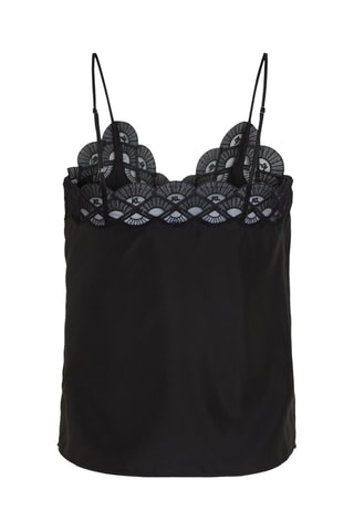 Caraco en soie - Noir