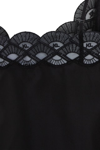 Caraco en soie - Noir