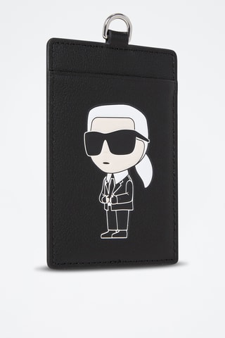 Porte-cartes en cuir - Noir