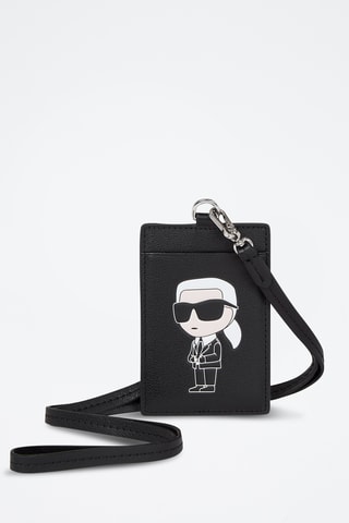 Porte-cartes en cuir - Noir