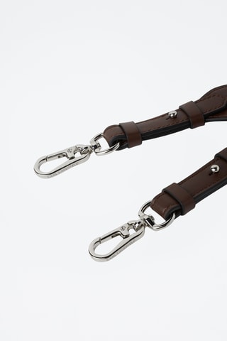 Bandoulière en cuir - Marron