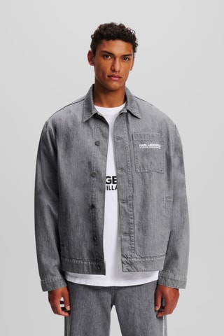 Veste en jean - Gris
