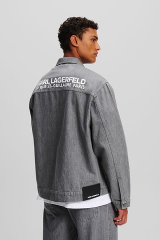 Veste en jean - Gris