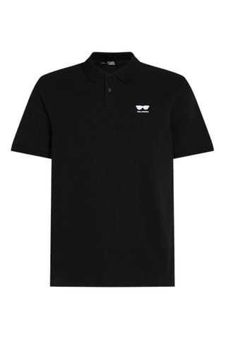 Polo en coton biologique - Noir