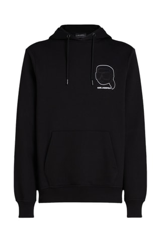 Sweat à capuche en coton biologique - Noir