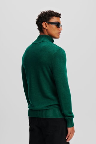 Pull en laine - Vert foncé