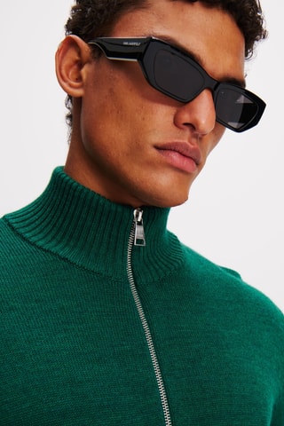 Pull en laine - Vert foncé