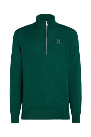 Pull en laine - Vert foncé