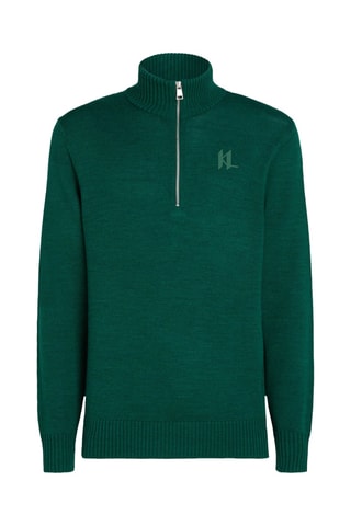 Pull en laine - Vert foncé
