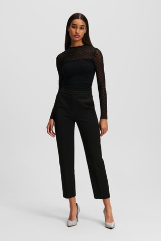 Pantalon 7/8 taille haute - Noir