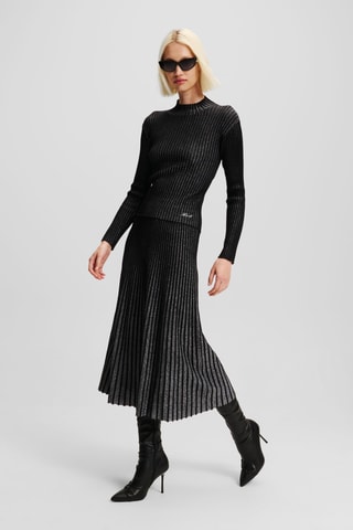 Jupe plissée - Noir