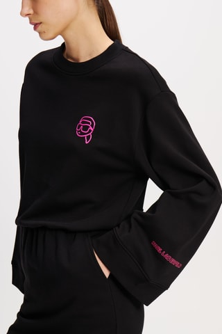 Robe droite en coton biologique - Noir