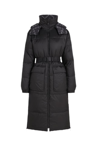 Doudoune longue réversible - Noir