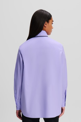 Chemisier en coton biologique - Violet