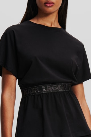 Blouse en coton biologique - Noir