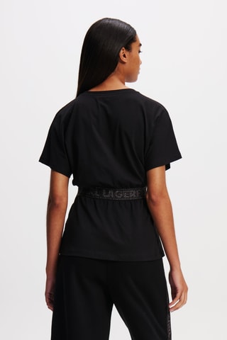 Blouse en coton biologique - Noir