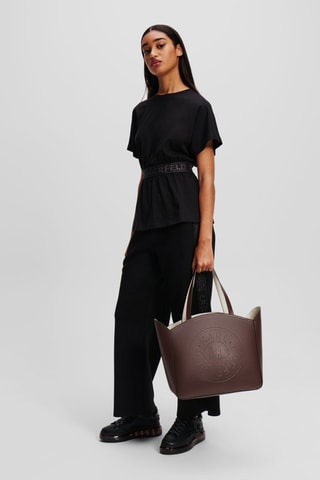 Blouse en coton biologique - Noir