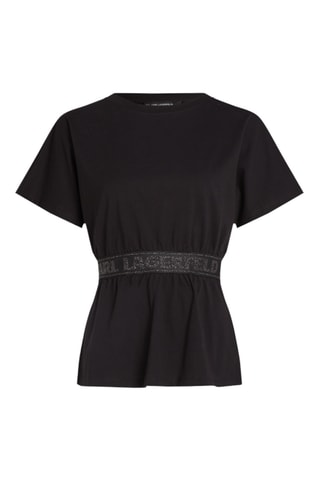 Blouse en coton biologique - Noir